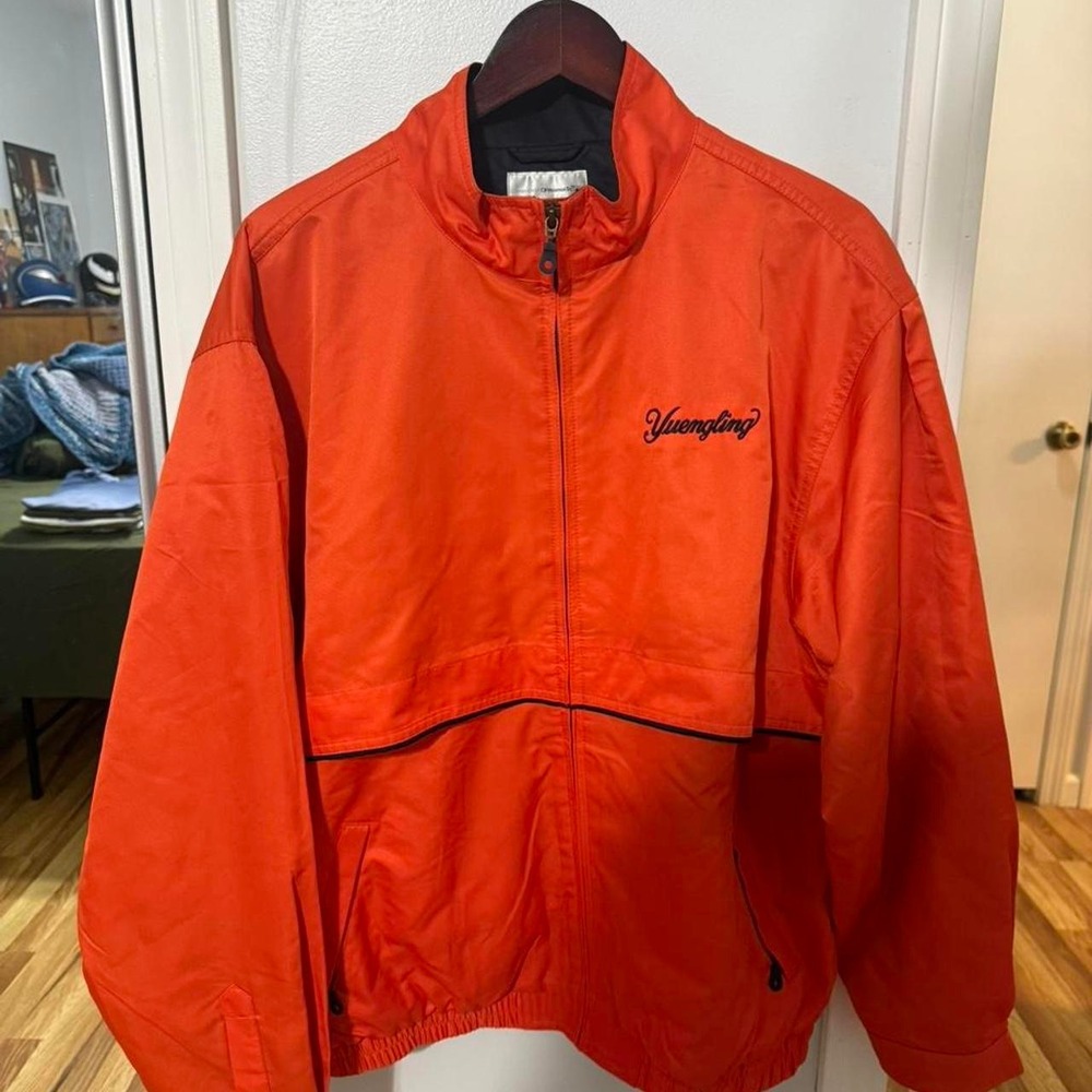 Vintage Yuengling Cutter & Buck Orange Windbreaker Jacket L